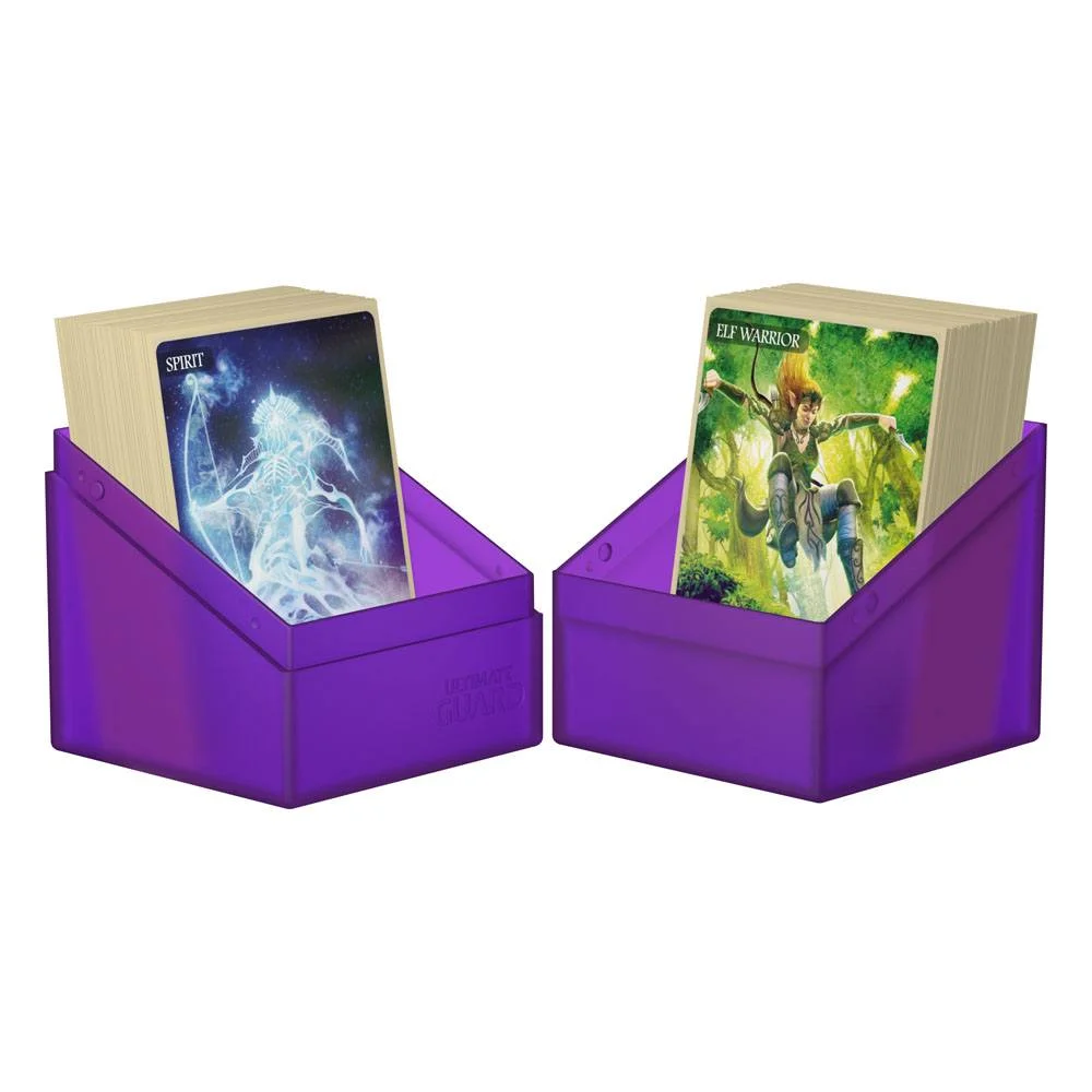 Ultimate Guard Boulder 100+ (76 x 75 x 98.5 mm) - Amethyst (soft-touch finish)